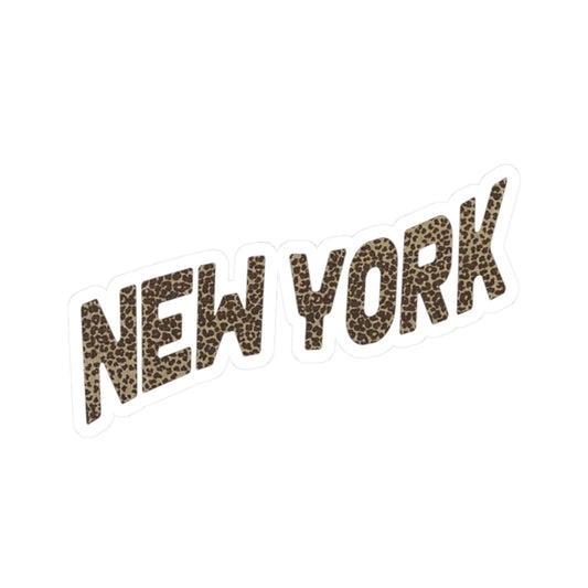 NY Cheetah Sticker