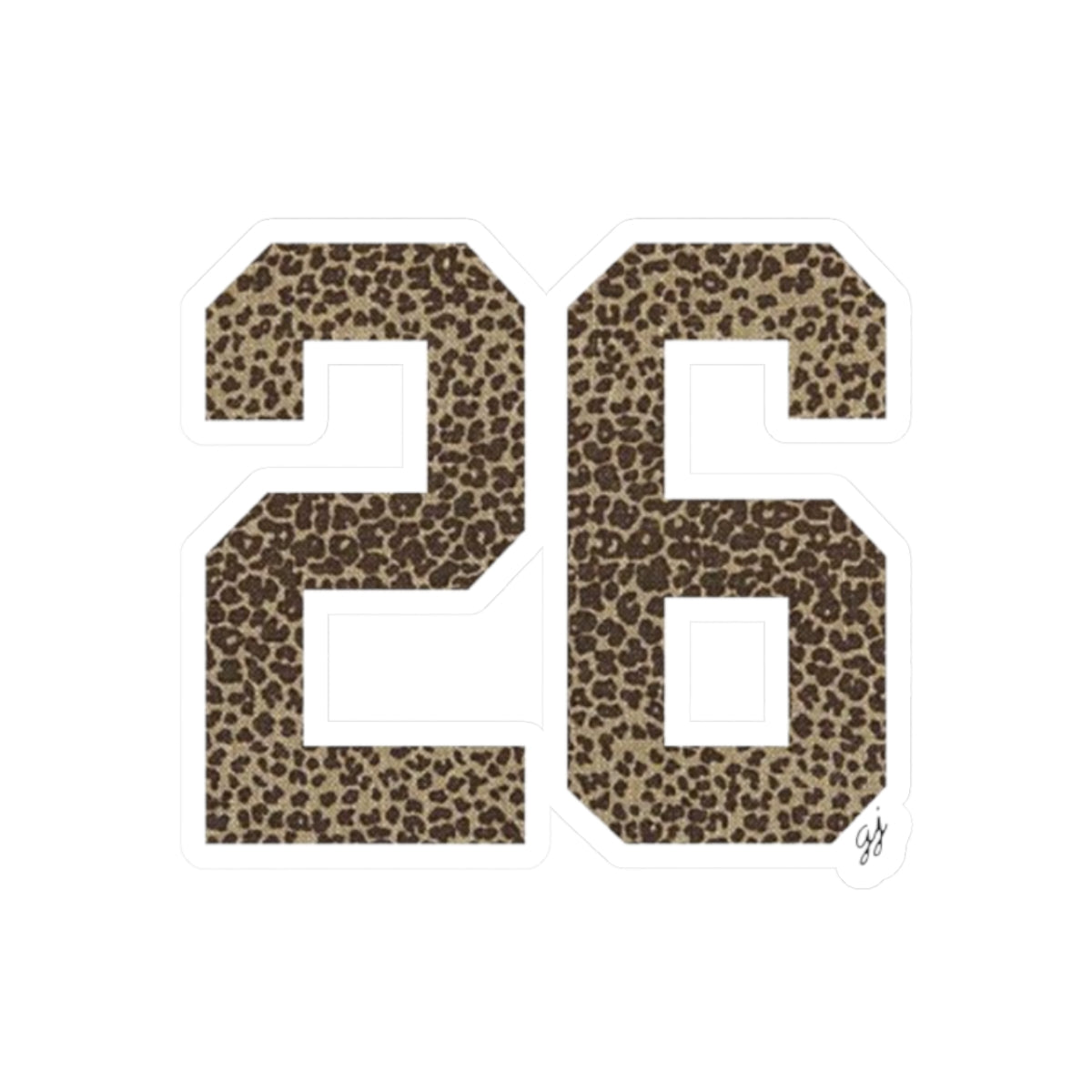 26 Cheetah Sticker
