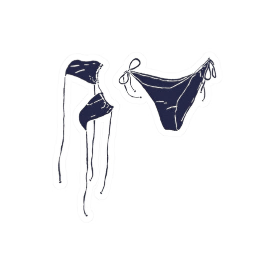 Navy Bikini Sticker