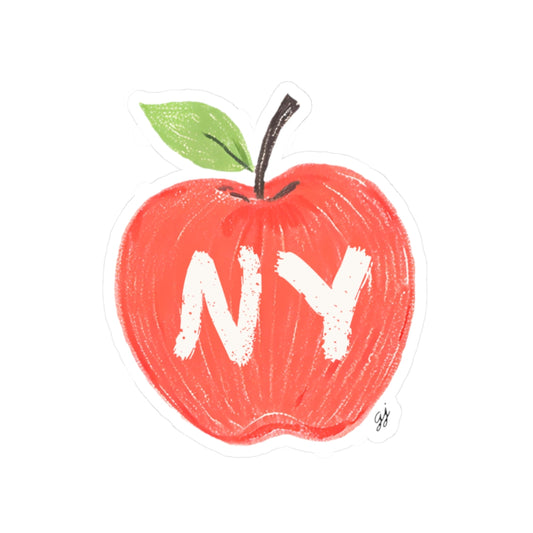 Apple NY Sticker