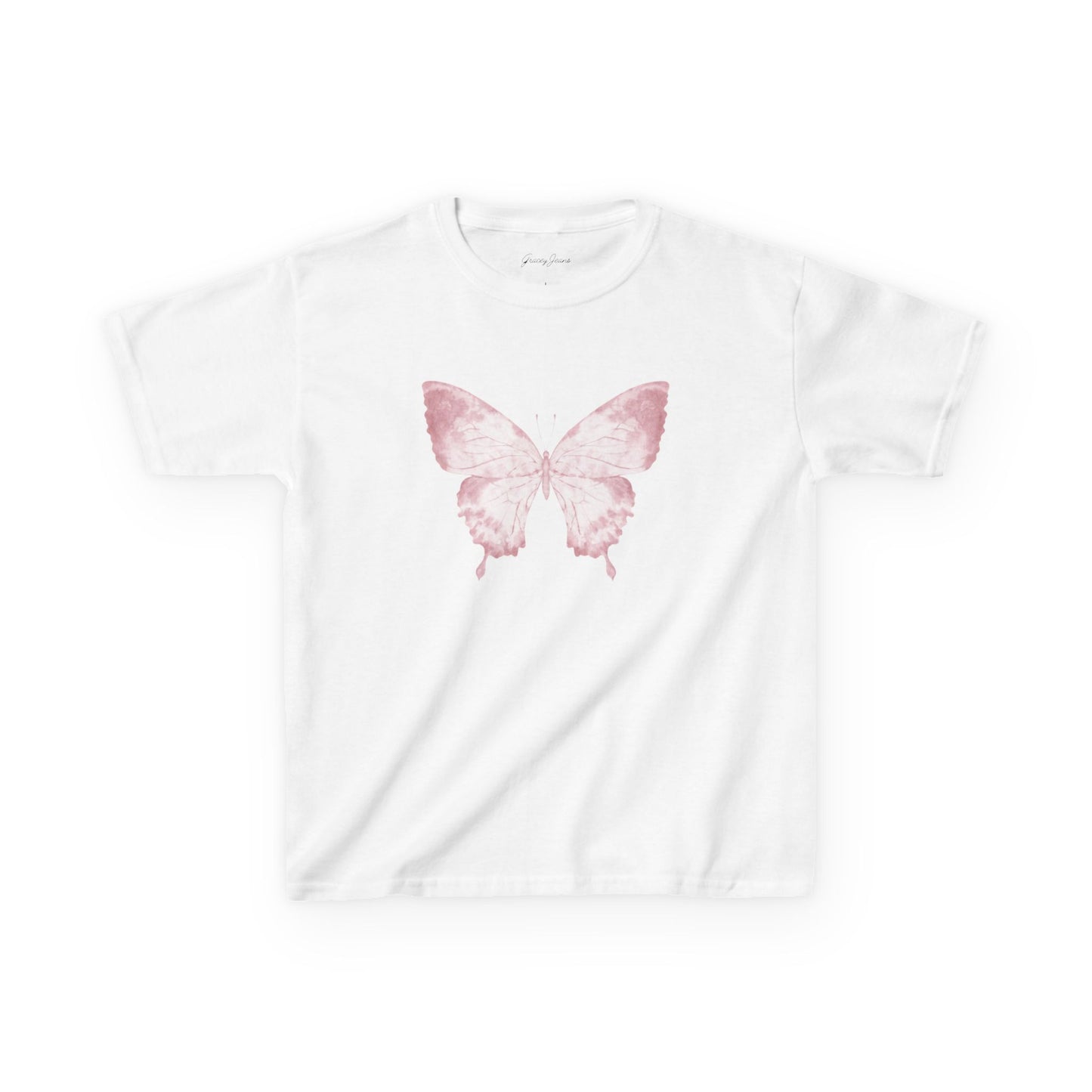 Blush Butterfly Baby Tee